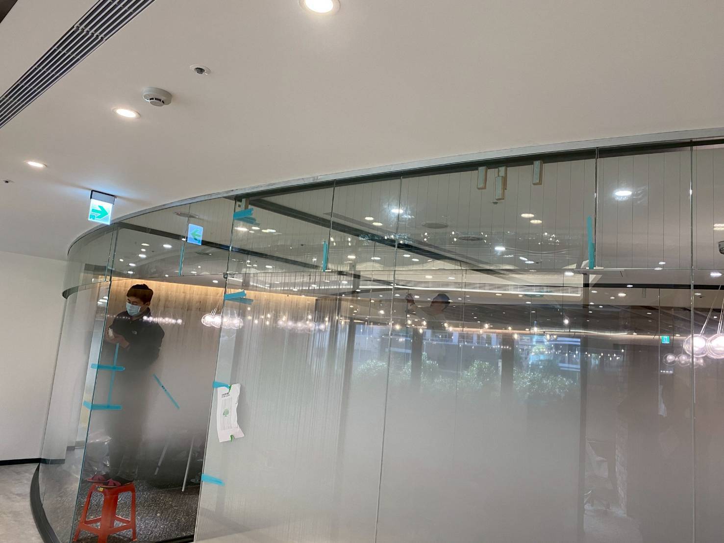 圓弧式藝型防煙垂壁 縮圖4